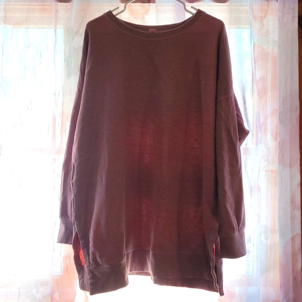 Tunic sweatshirt